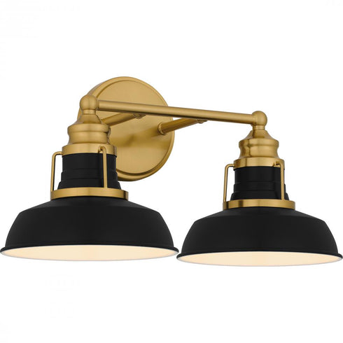 Quoizel Huxley Bath Light in Aged Brass Finish Model: HUX8616AB