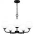 Quoizel Nielson Chandelier in Matte black Finish Model: NIE5025MBK