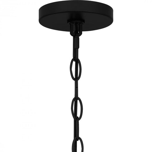 Quoizel Nielson Chandelier in Matte black Finish Model: NIE5025MBK