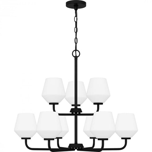 Quoizel Nielson Chandelier in Matte black Finish Model: NIE5028MBK