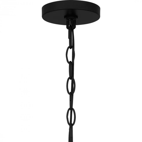 Quoizel Nielson Chandelier in Matte black Finish Model: NIE5028MBK