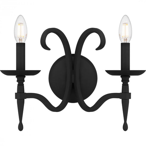 Quoizel Octavia Wall Sconce in Earth Black Finish Model: OCA8714EK