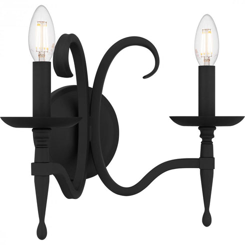 Quoizel Octavia Wall Sconce in Earth Black Finish Model: OCA8714EK