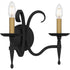 Quoizel Octavia Wall Sconce in Earth Black Finish Model: OCA8714EK