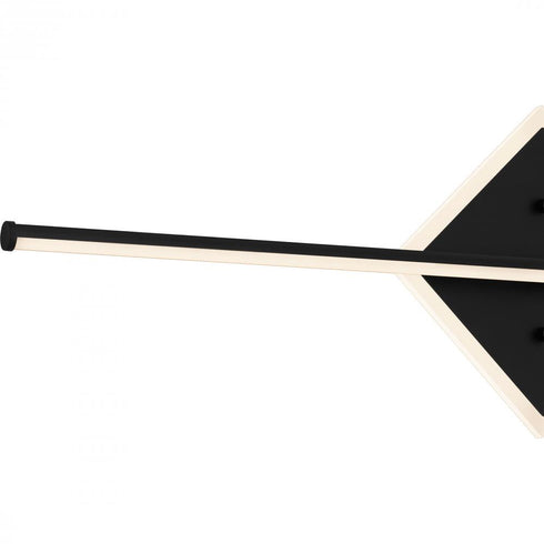 Quoizel Parcelle Bath Light in Matte black Finish Model: PCPCL8532MBK