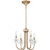 Quoizel Remy 4 Light in Bronze Gold Chandelier Model: REY5016BGD