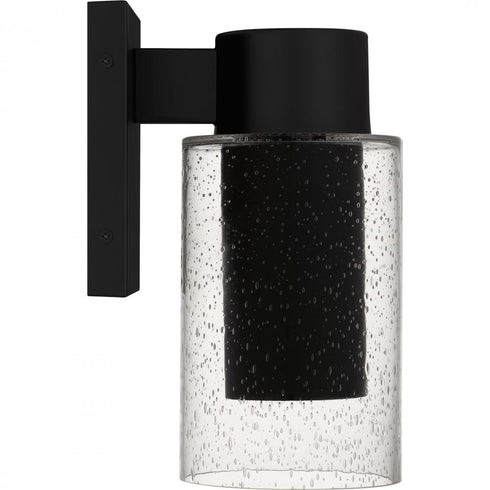 Quoizel Sawyer 1 Light in Matte Black Outdoor Wall Lantern Model: SAW8004MBK