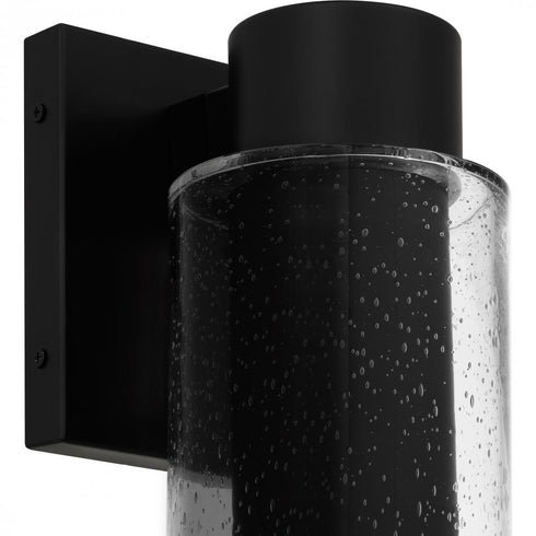 Quoizel Sawyer 1 Light in Matte Black Outdoor Wall Lantern Model: SAW8004MBK