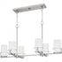 Quoizel Seymour Island Chandelier in Brushed Nickel Finish Model: SEY636BN