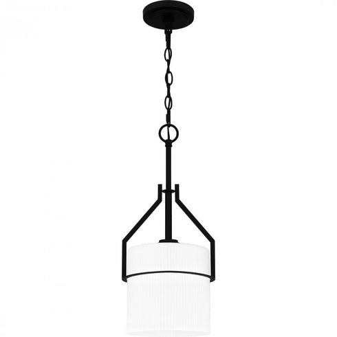 Quoizel Seymour Mini Pendant in Matte black Finish Model: SEY1508MBK