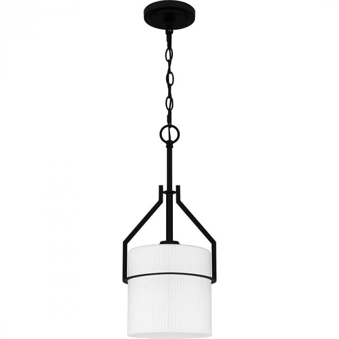 Quoizel Seymour Mini Pendant in Matte black Finish Model: SEY1508MBK