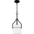 Quoizel Seymour Mini Pendant in Matte black Finish Model: SEY1508MBK