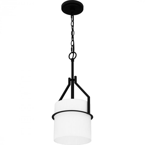 Quoizel Seymour Mini Pendant in Matte black Finish Model: SEY1508MBK