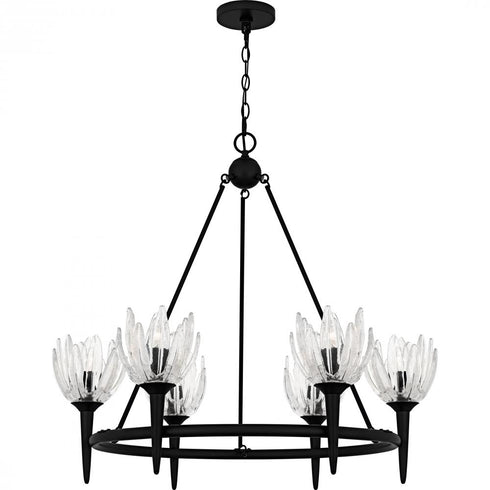 Quoizel Shea 6 Light in Brushed Gold Chandelier Model: SHA5032BRG