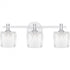 Quoizel Spade 3 Light in Polished Chrome Bath Light Model: SPD8622C