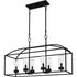 Quoizel Thatcher Island Chandelier in Earth Black Finish Model: THA3536EK