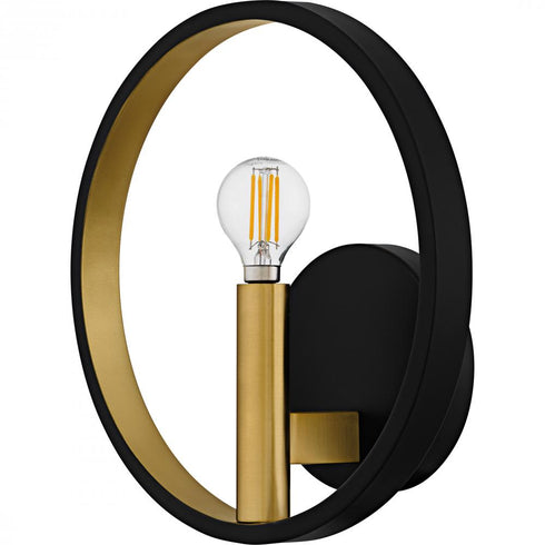 Quoizel Winsland 1 Light in Matte Black Wall Sconce Model: WID8810MBK