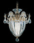 Schonbek Bagatelle 1 Light 120V Mini Pendant in Heirloom Gold with Radiance Crystal Model: 1241-22R