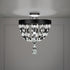 Schonbek Bali 16IN LED 3000 3500 4000K 120 277V Semi Flush Mount in Heirloom Gold with Optic Crystal Model: S2817-22O