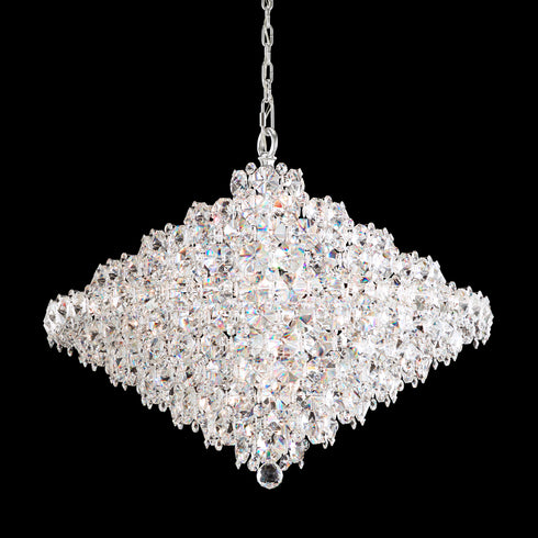 Schonbek Baronet 28 Light 120V Pendant in Polished Stainless Steel with Optic Crystal Model: BN1033N-401O
