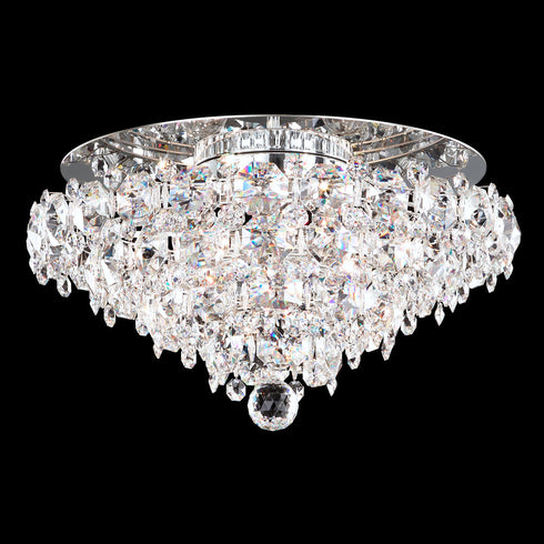Schonbek Baronet 4 Light Crystal Flush Mount