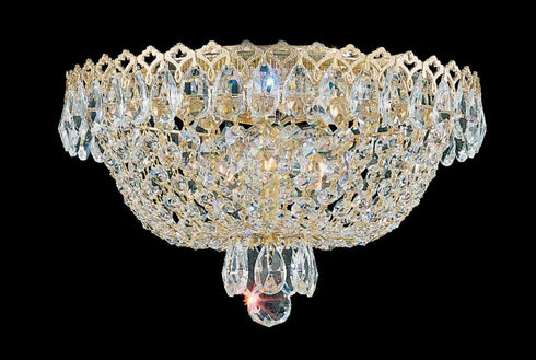 Schonbek Camelot 3 Light Crystal Flush Mount
