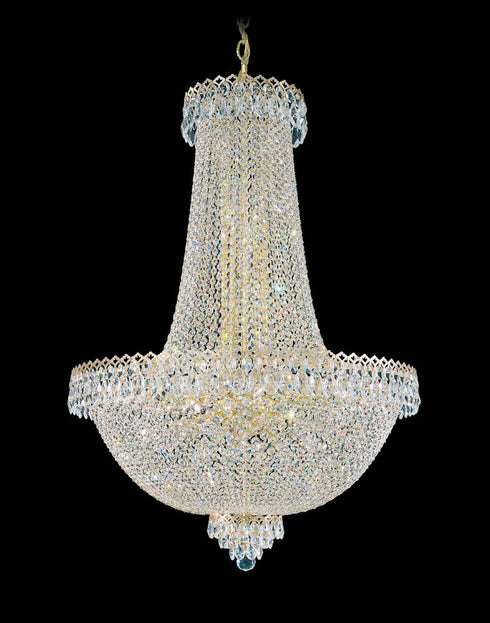 Schonbek Camelot 31 Light 120V Pendant in Polished Silver with Optic Crystal Model: 2628-40O