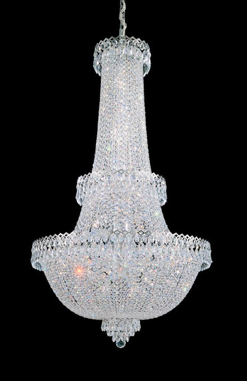 Schonbek Camelot 41 Light 120V Pendant in Polished Silver with Optic Crystal Model: 2638-40O