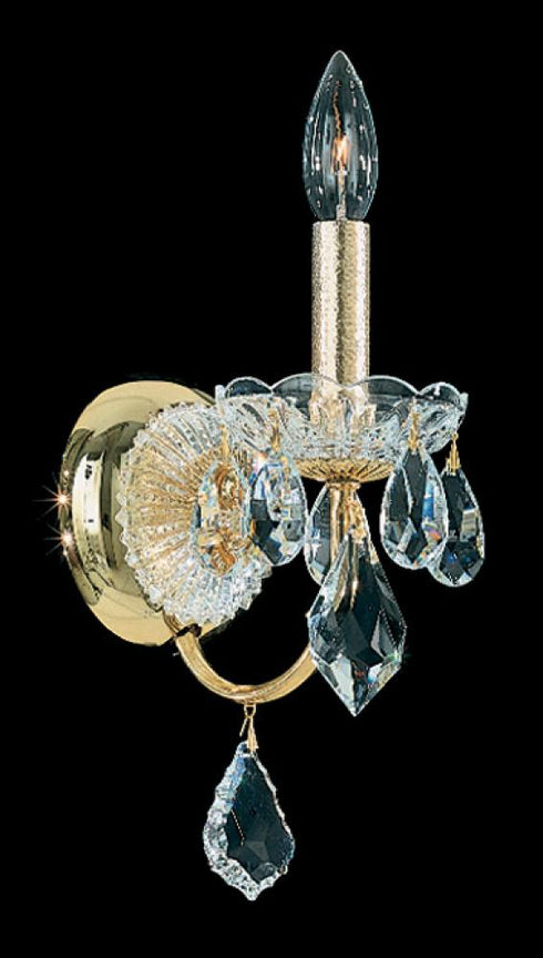 Schonbek Century 1 Light Crystal Wall Sconce