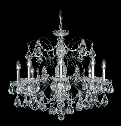 Schonbek Century 8 Light Crystal Chandelier