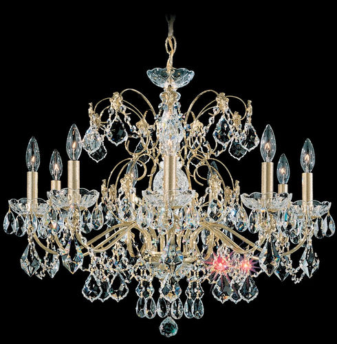 Schonbek Century 9 Light Crystal Chandelier