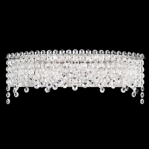 Schonbek Chantant 4 Light 120V Bath Vanity & Wall Light in Polished Stainless Steel with Optic Crystal Model: CH2440N-401O