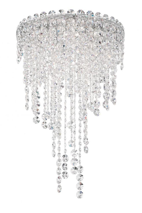 Schonbek Chantant 4 Light Crystal Flush Mount