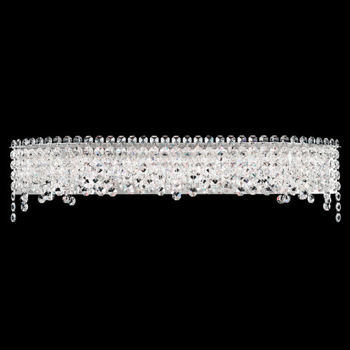 Schonbek Chantant 6 Light 120V Bath Vanity & Wall Light in Polished Stainless Steel with Optic Crystal Model: CH3640N-401O
