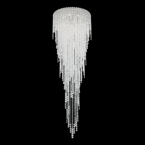 Schonbek Chantant 6 Light 120V Semi Flush Mount in Polished Stainless Steel with Optic Crystal Model: CH2403N-401O