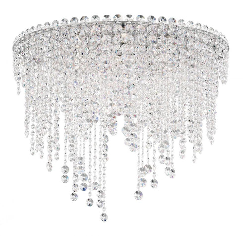 Schonbek Chantant 6 Light Crystal Flush Mount