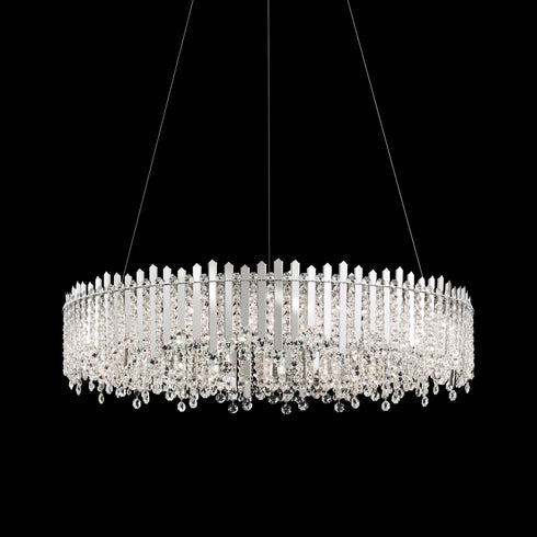 Schonbek Chatter 18 Light 120V Pendant in Gold Mirror with Optic Crystal Model: MX8349N-301O