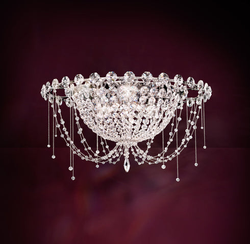 Schonbek Chrysalita 5 Light Crystals Flush Mount