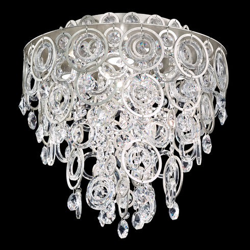 Schonbek Circulus 4 Light 120V Flush Mount in Heirloom Gold with Optic Crystal Model: DR1401N-22O