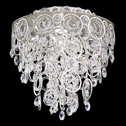 Schonbek Circulus 4 Light Crystal Flush Mount