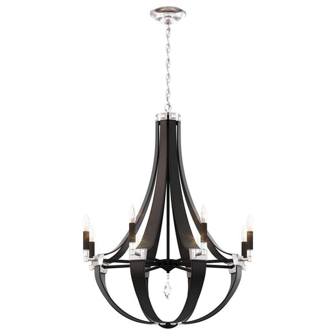 Schonbek Contemporary Crystal Empire 8 Light Crystal Chandelier