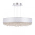Schonbek Eclyptix LED 24IN 3000 3500 4000K 120V Pendant in Polished Stainless Steel with Radiance Smooth Model: S6324-401RS1