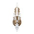 Schonbek La Scala 1 Light 120V Wall Sconce in Heirloom Gold with Radiance Crystal Model: 5069-22R