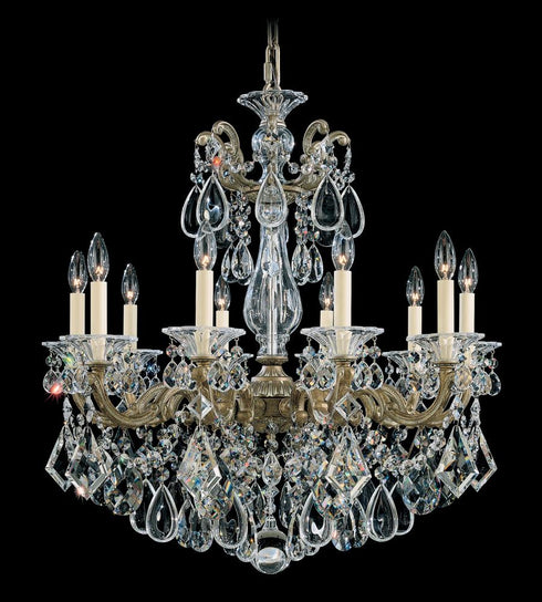 Schonbek La Scala 10 Light Crystal Chandelier