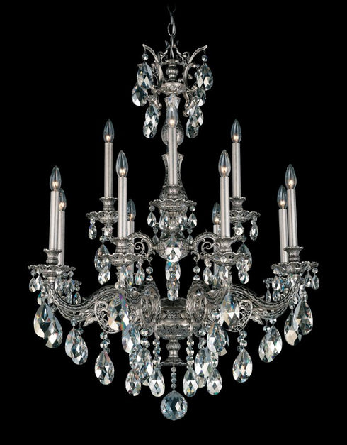 Schonbek Milano 12 Light Crystal Chandelier