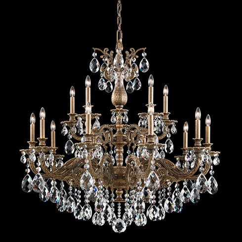Schonbek Milano 15 Light Crystal Chandelier