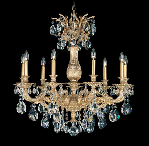 Schonbek Milano 9 Light Crystal Chandelier