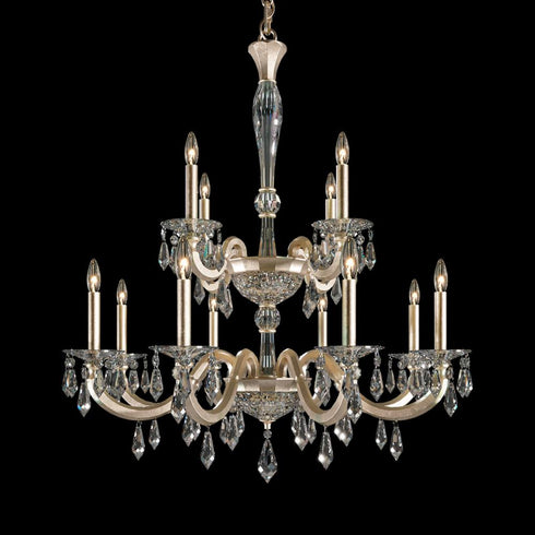 Schonbek Napoli 12 Light Crystal Chandelier