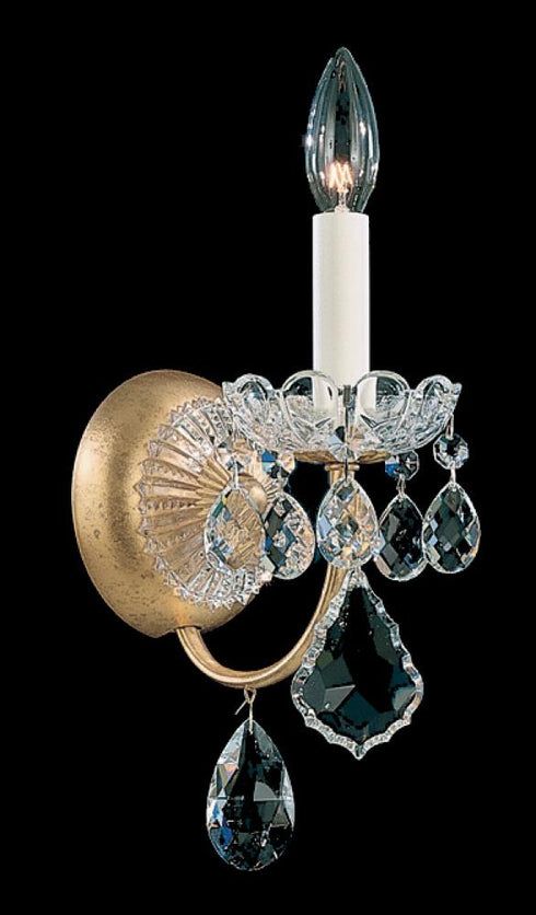 Schonbek New Orleans 1 Light 120V Wall Sconce in Aurelia with Radiance Crystal Model: 3650-211R