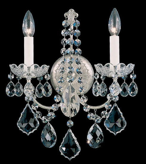 Schonbek New Orleans 2 Light 120V Wall Sconce in Aurelia with Radiance Crystal Model: 3651-211R